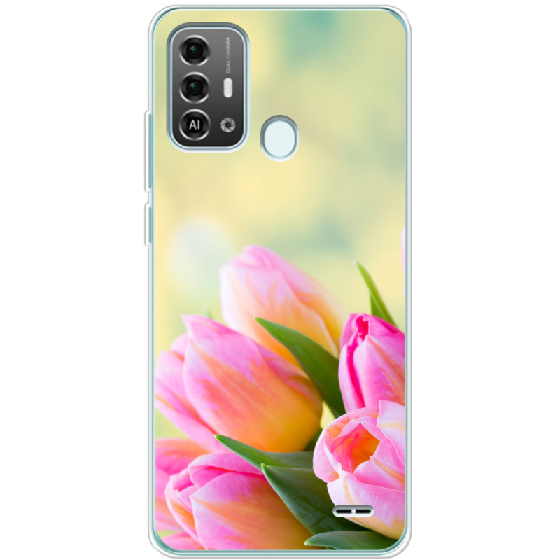 Чехол BoxFace ZTE Blade A53 Pro Bouquet of Tulips