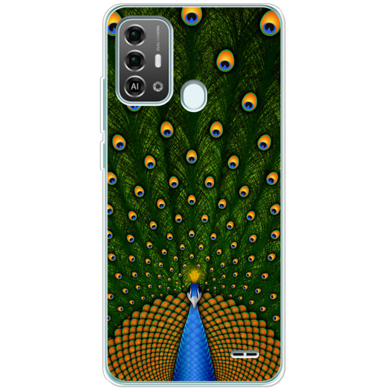 Чехол BoxFace ZTE Blade A53 Pro Peacocks Tail