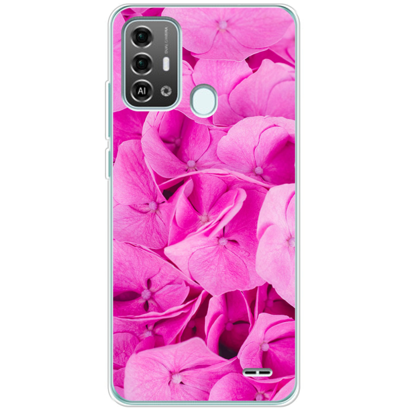 Чехол BoxFace ZTE Blade A53 Pro Pink Flowers