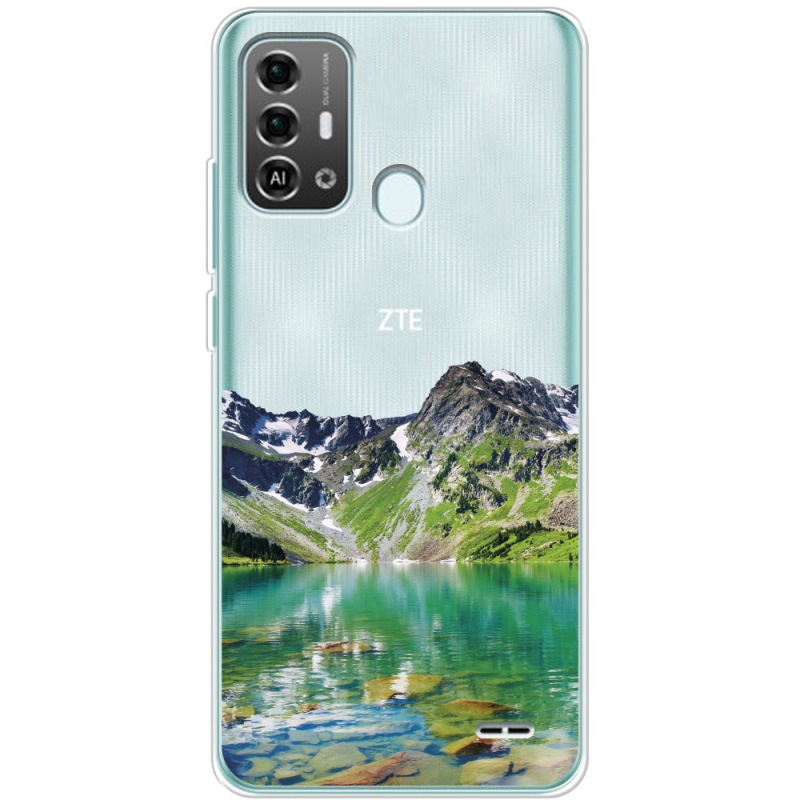 Прозрачный чехол BoxFace ZTE Blade A53 Pro Green Mountain