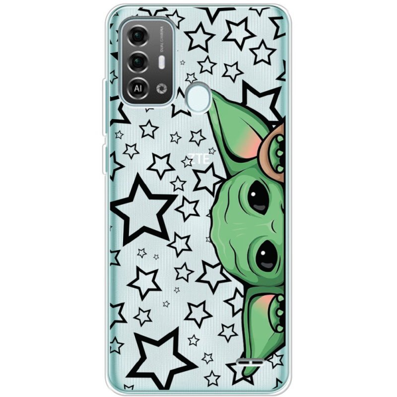 Прозрачный чехол BoxFace ZTE Blade A53 Pro Baby Yoda