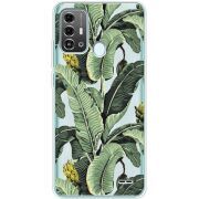 Прозрачный чехол BoxFace ZTE Blade A53 Pro Banana Leaves