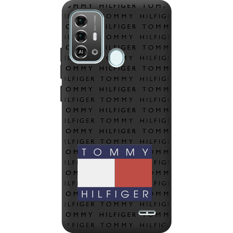 Черный чехол BoxFace ZTE Blade A53 Pro Tommy Print