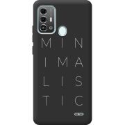 Черный чехол BoxFace ZTE Blade A53 Pro Minimalistic