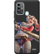 Черный чехол BoxFace ZTE Blade A53 Pro Happy Harley Quinn