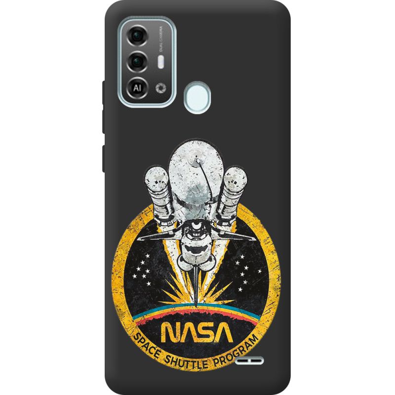 Черный чехол BoxFace ZTE Blade A53 Pro NASA Spaceship