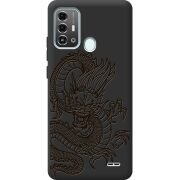 Черный чехол BoxFace ZTE Blade A53 Pro Chinese Dragon