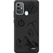 Черный чехол BoxFace ZTE Blade A53 Pro Mountains