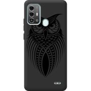 Черный чехол BoxFace ZTE Blade A53 Pro Owl