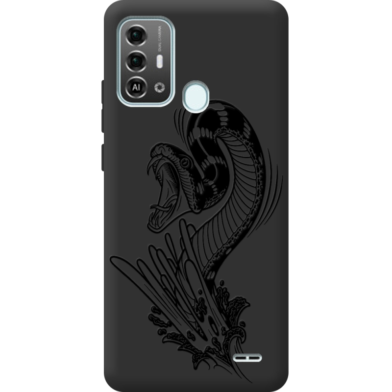 Черный чехол BoxFace ZTE Blade A53 Pro Snake