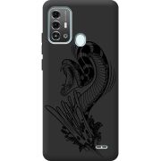 Черный чехол BoxFace ZTE Blade A53 Pro Snake