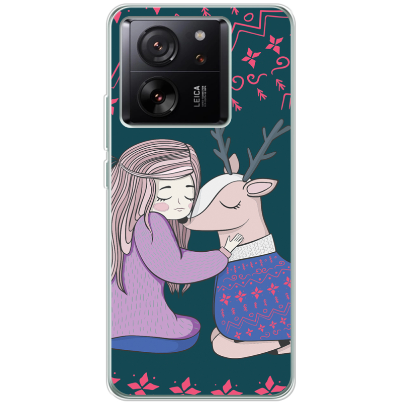 Чехол BoxFace Xiaomi 13T Girl and deer