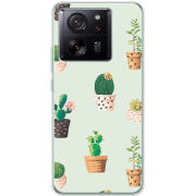 Чехол BoxFace Xiaomi 13T L-green Cacti