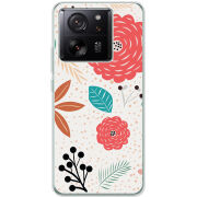 Чехол BoxFace Xiaomi 13T Line Flowers