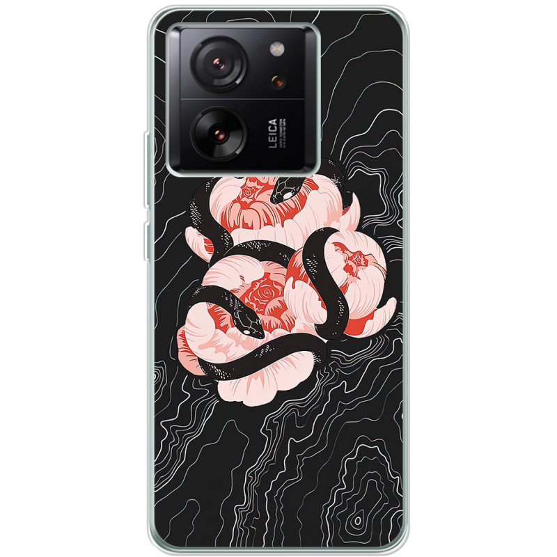 Чехол BoxFace Xiaomi 13T Snake Rose