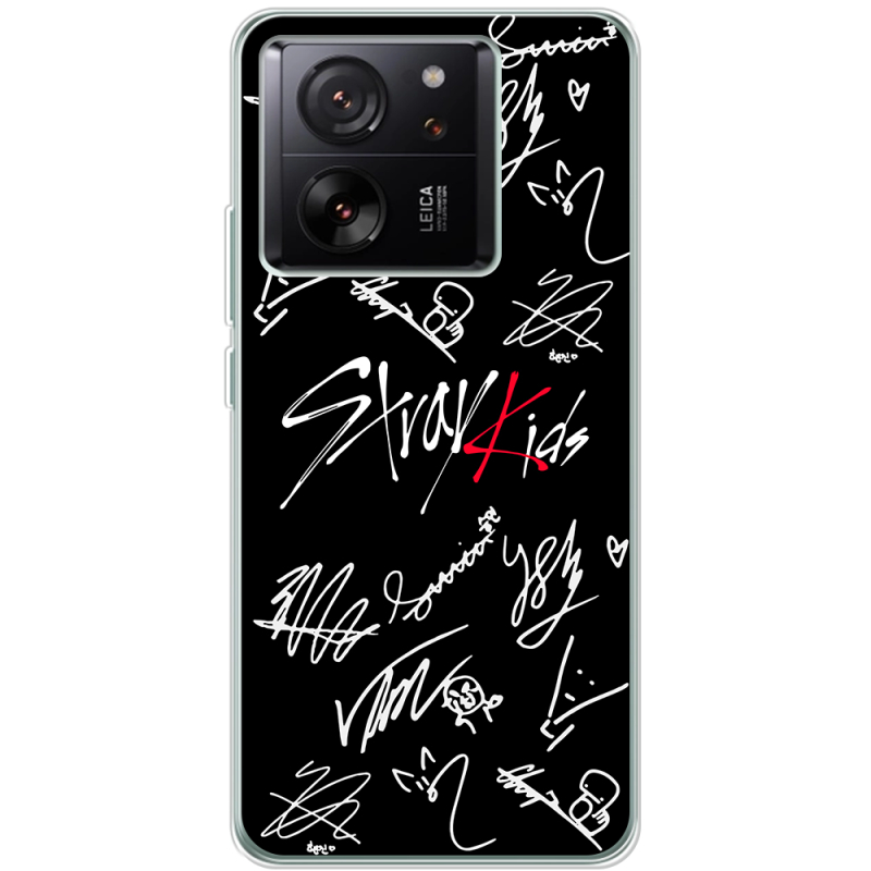 Чехол BoxFace Xiaomi 13T Stray Kids автограф