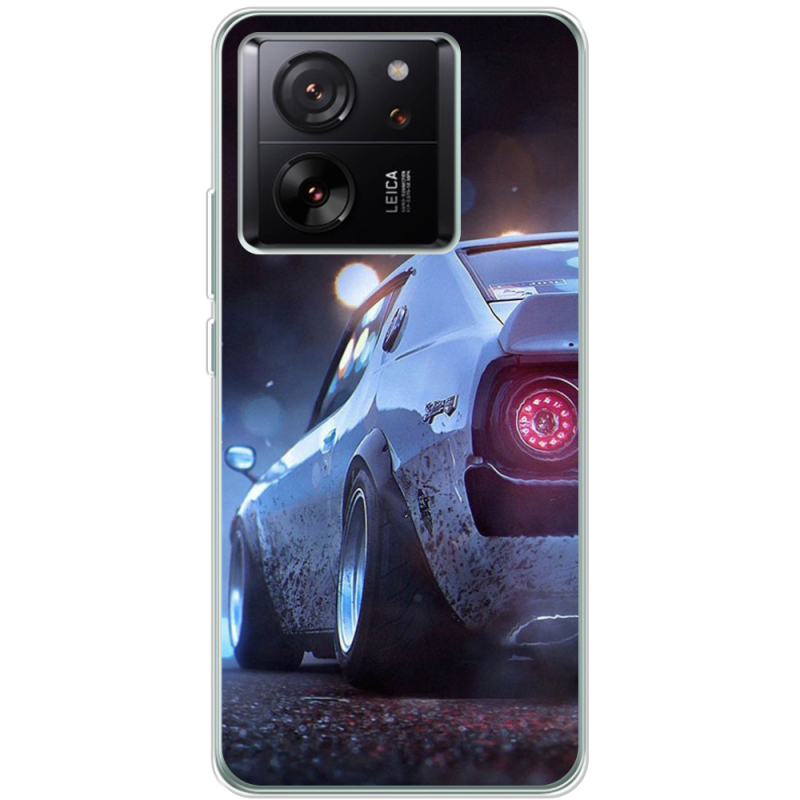 Чехол BoxFace Xiaomi 13T Silver Car