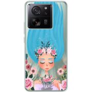 Прозрачный чехол BoxFace Xiaomi 13T Blue Hair