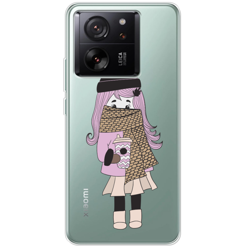 Прозрачный чехол BoxFace Xiaomi 13T Winter Morning Girl