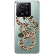 Прозрачный чехол BoxFace Xiaomi 13T Glamor Snake