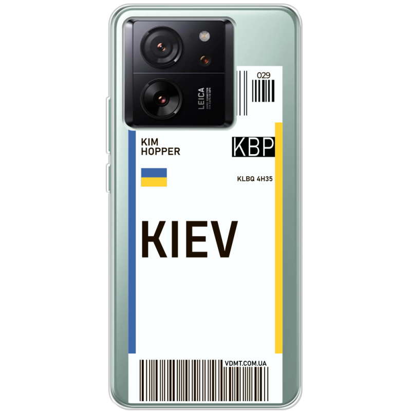 Прозрачный чехол BoxFace Xiaomi 13T Ticket Kiev