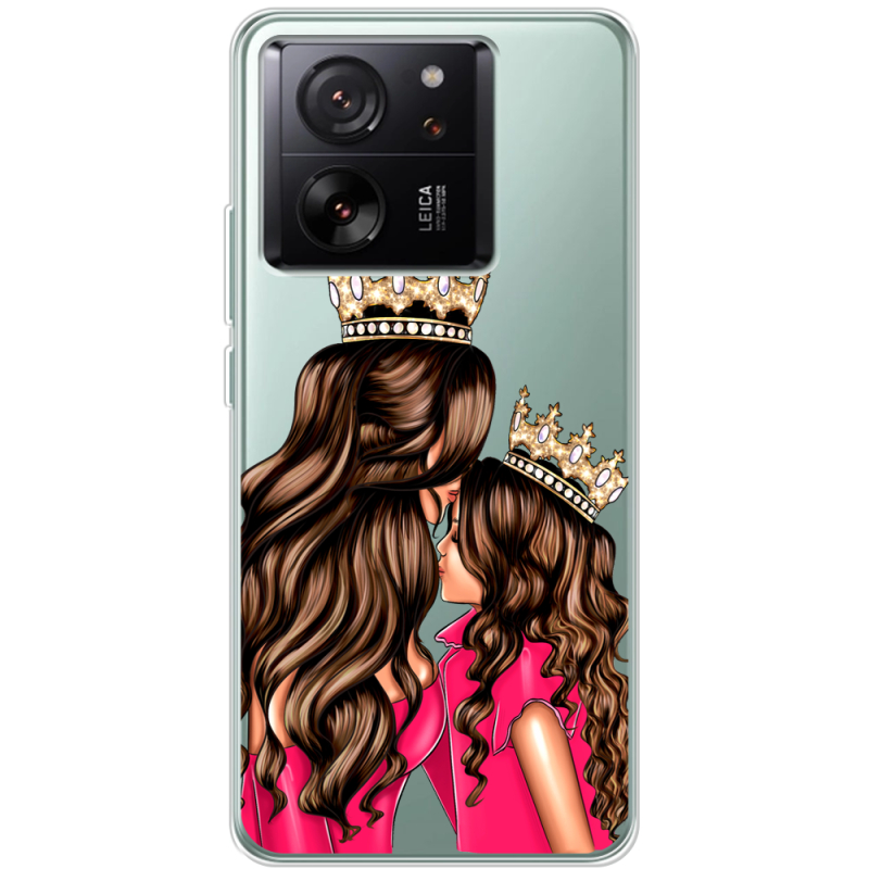 Прозрачный чехол BoxFace Xiaomi 13T Queen and Princess