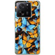 Прозрачный чехол BoxFace Xiaomi 13T Butterfly Morpho