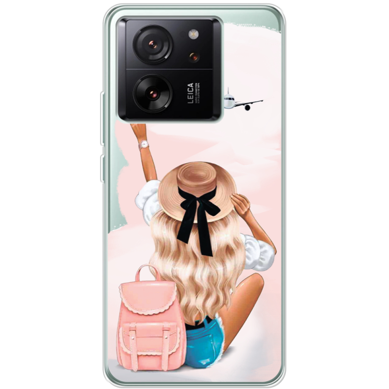 Прозрачный чехол BoxFace Xiaomi 13T Travel Girl