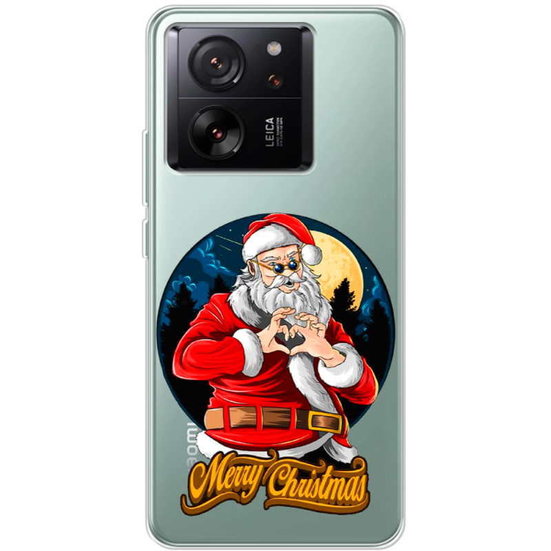 Прозрачный чехол BoxFace Xiaomi 13T Cool Santa