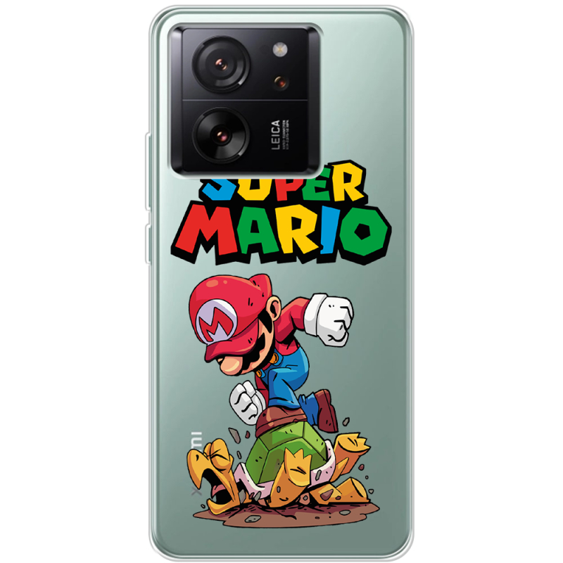 Прозрачный чехол BoxFace Xiaomi 13T Super Mario