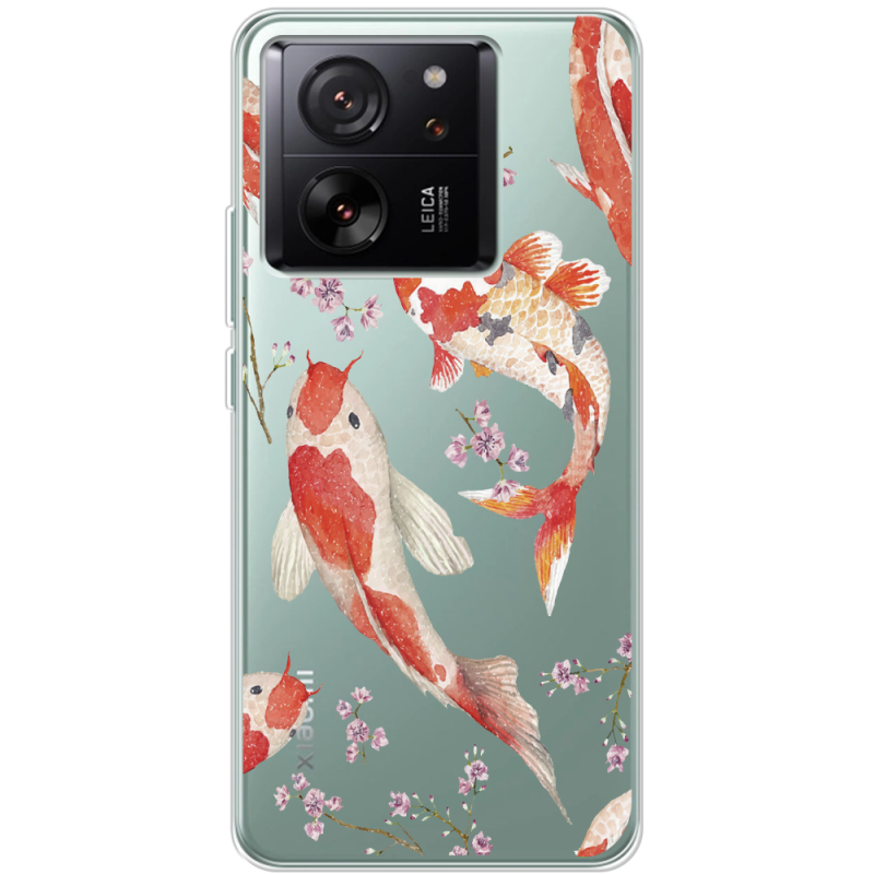 Прозрачный чехол BoxFace Xiaomi 13T Japanese Koi Fish