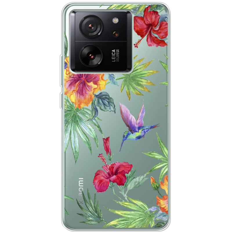 Прозрачный чехол BoxFace Xiaomi 13T Tropical