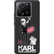 Черный чехол BoxFace Xiaomi 13T For Karl