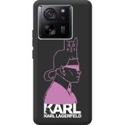 Черный чехол BoxFace Xiaomi 13T Pink Karl