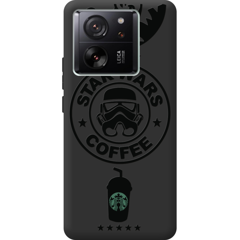 Черный чехол BoxFace Xiaomi 13T Dark Coffee