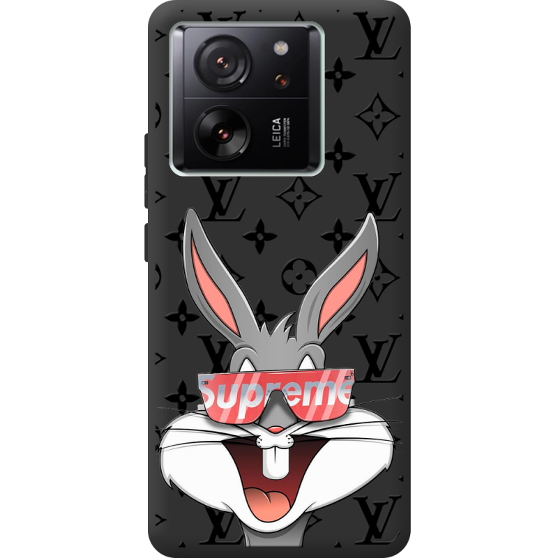 Черный чехол BoxFace Xiaomi 13T looney bunny