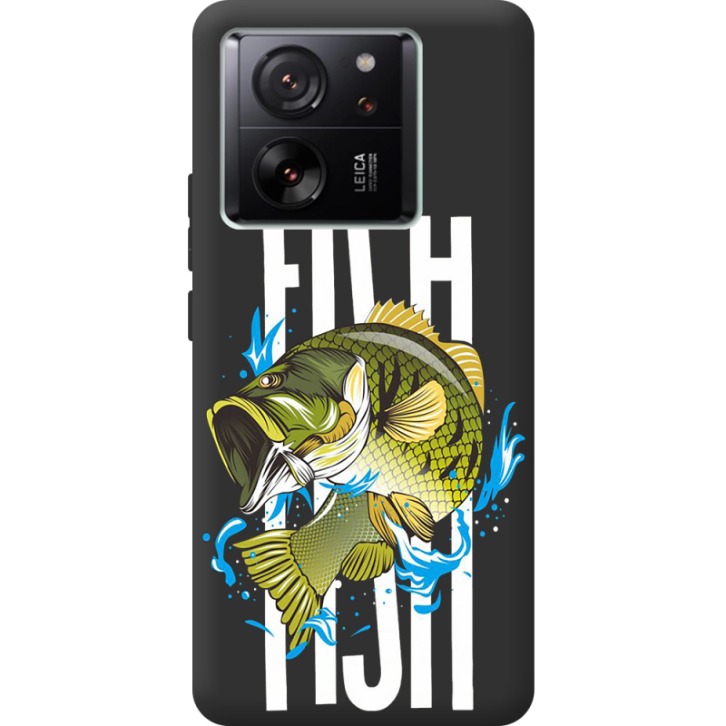 Черный чехол BoxFace Xiaomi 13T Fish