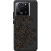 Черный чехол BoxFace Xiaomi 13T Chinese Dragon