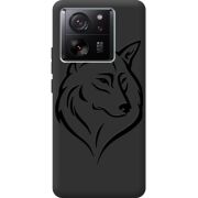 Черный чехол BoxFace Xiaomi 13T Wolf