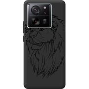 Черный чехол BoxFace Xiaomi 13T Lion