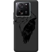 Черный чехол BoxFace Xiaomi 13T Wolf and Raven