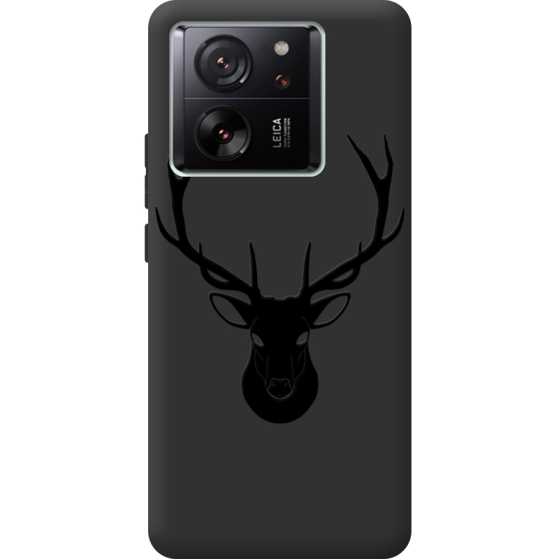 Черный чехол BoxFace Xiaomi 13T Deer