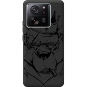 Черный чехол BoxFace Xiaomi 13T Bear King