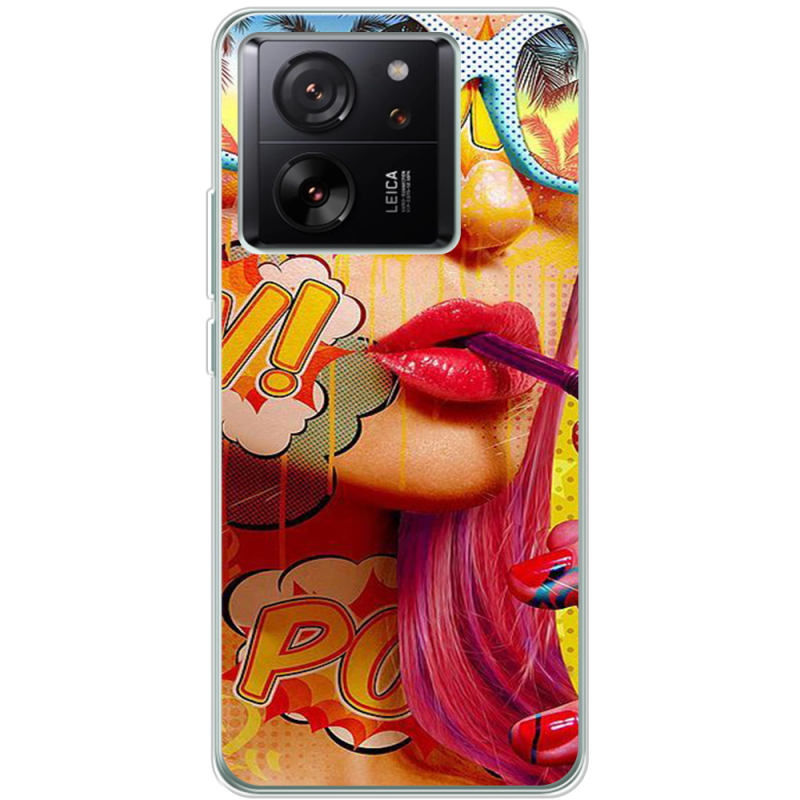 Чехол BoxFace Xiaomi 13T Pro Yellow Girl Pop Art