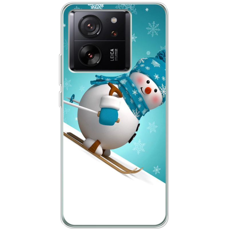 Чехол BoxFace Xiaomi 13T Pro Skier Snowman