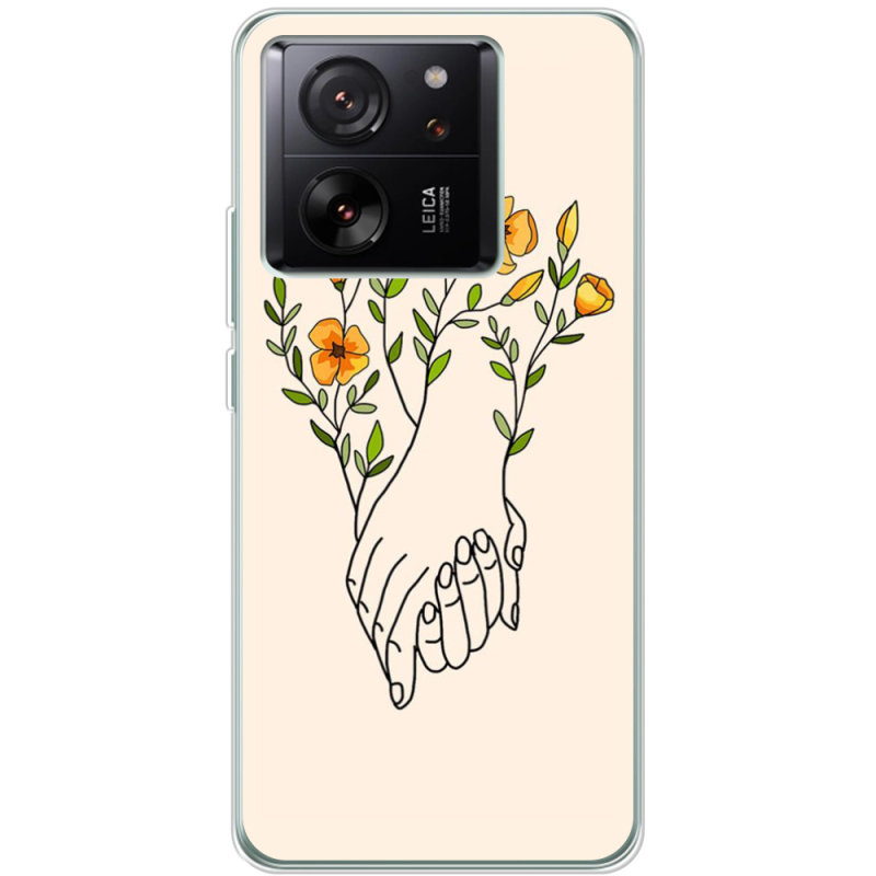 Чехол BoxFace Xiaomi 13T Pro Flower Hands