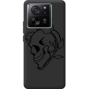 Черный чехол BoxFace Xiaomi 13T Pro Skull and Roses