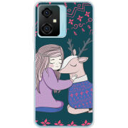 Чехол BoxFace Blackview Oscal C70 Girl and deer