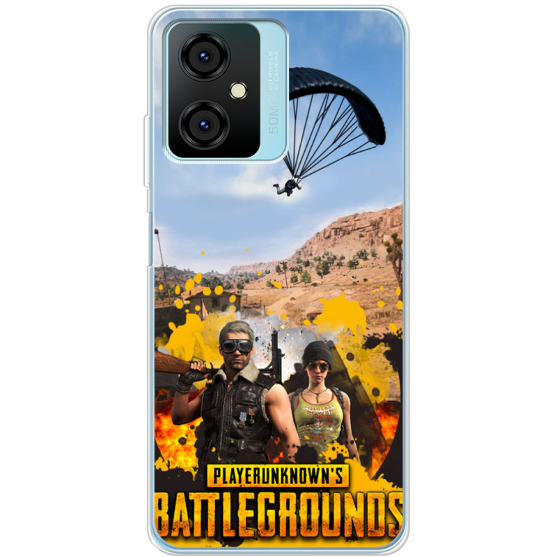 Чехол BoxFace Blackview Oscal C70 Pubg parachute