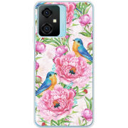 Чехол BoxFace Blackview Oscal C70 Birds and Flowers